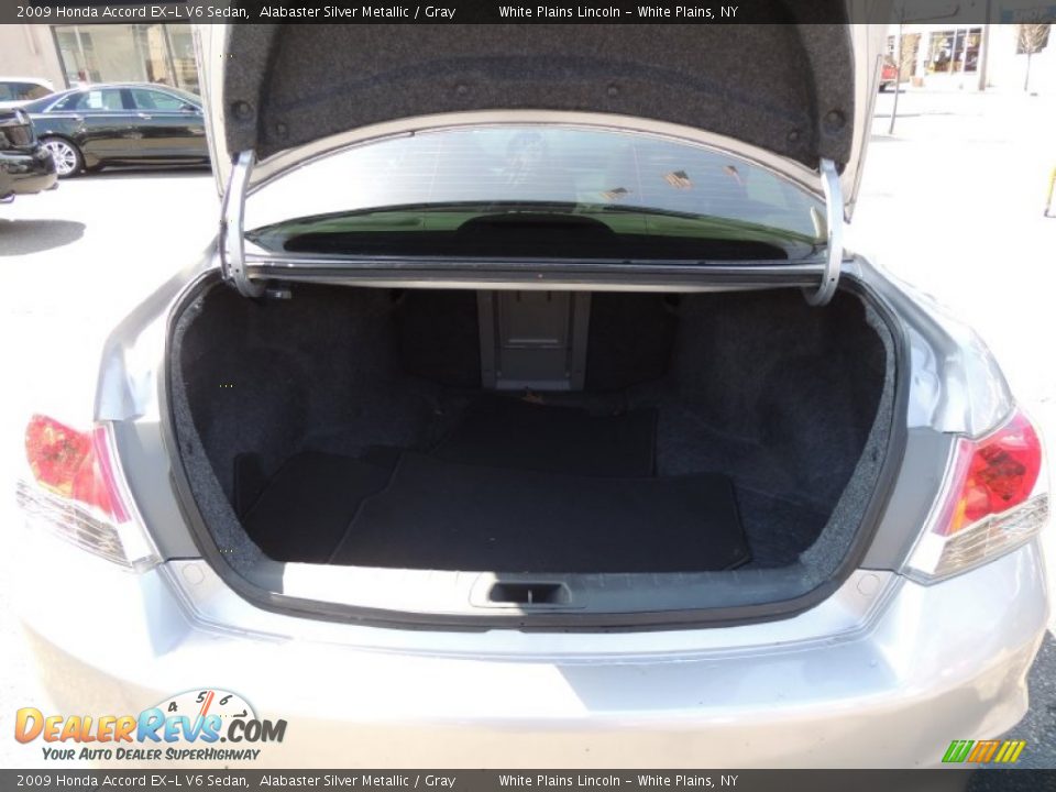 2009 Honda Accord EX-L V6 Sedan Alabaster Silver Metallic / Gray Photo #24