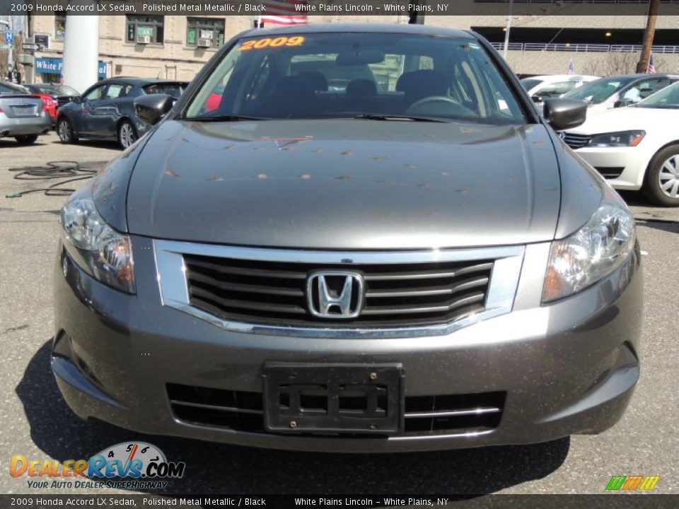 2009 Honda Accord LX Sedan Polished Metal Metallic / Black Photo #3