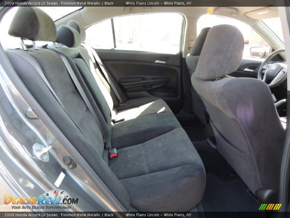 2009 Honda Accord LX Sedan Polished Metal Metallic / Black Photo #11