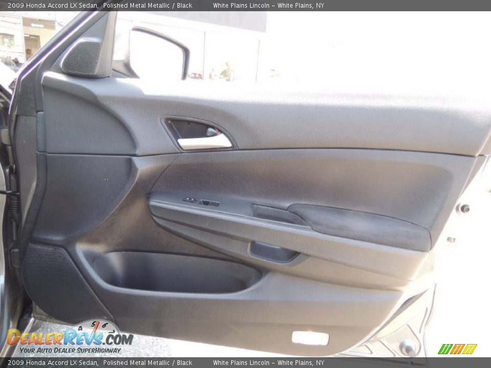 2009 Honda Accord LX Sedan Polished Metal Metallic / Black Photo #12