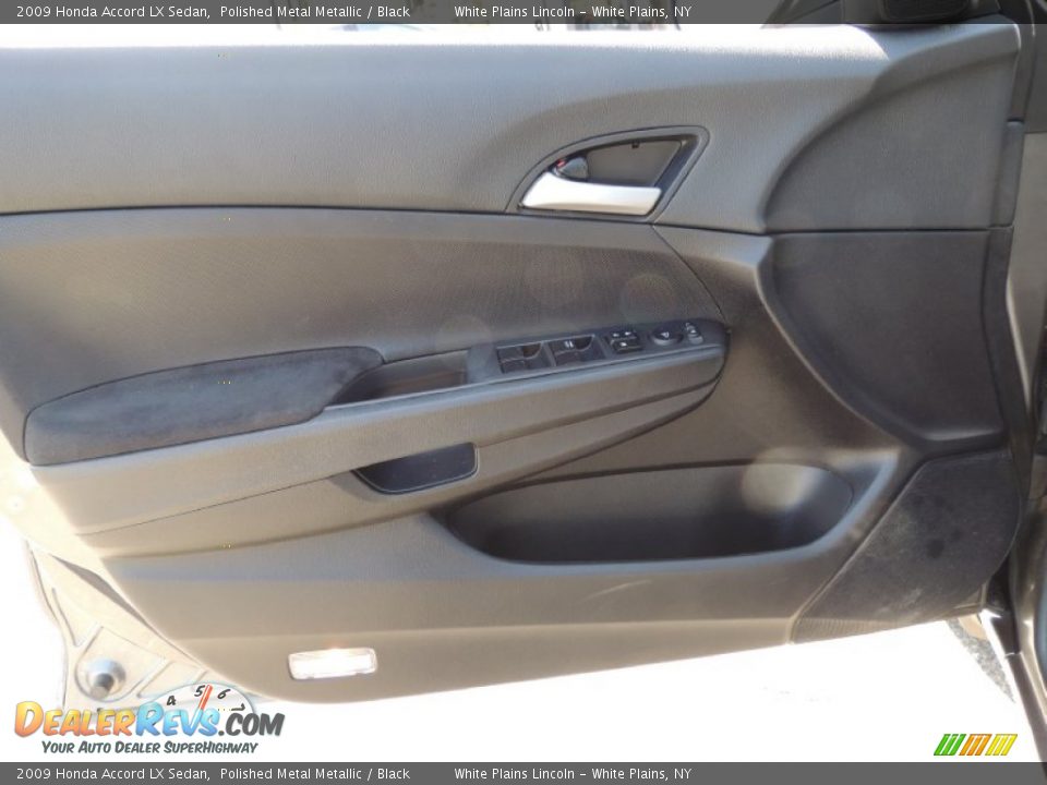 2009 Honda Accord LX Sedan Polished Metal Metallic / Black Photo #14
