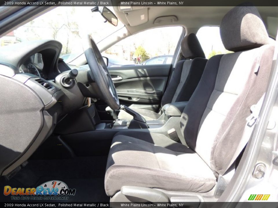 2009 Honda Accord LX Sedan Polished Metal Metallic / Black Photo #16
