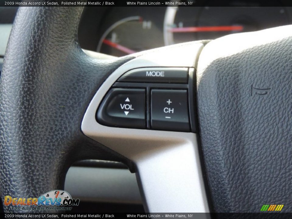 2009 Honda Accord LX Sedan Polished Metal Metallic / Black Photo #21
