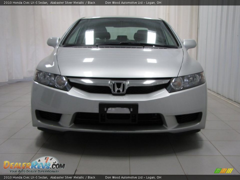 2010 Honda Civic LX-S Sedan Alabaster Silver Metallic / Black Photo #2