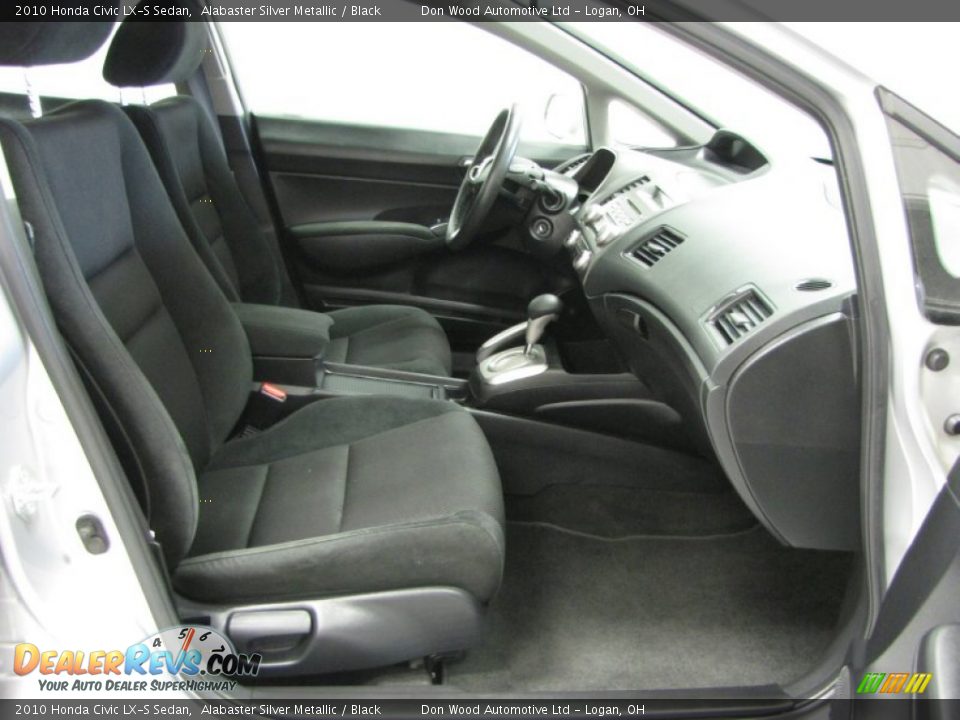 2010 Honda Civic LX-S Sedan Alabaster Silver Metallic / Black Photo #8