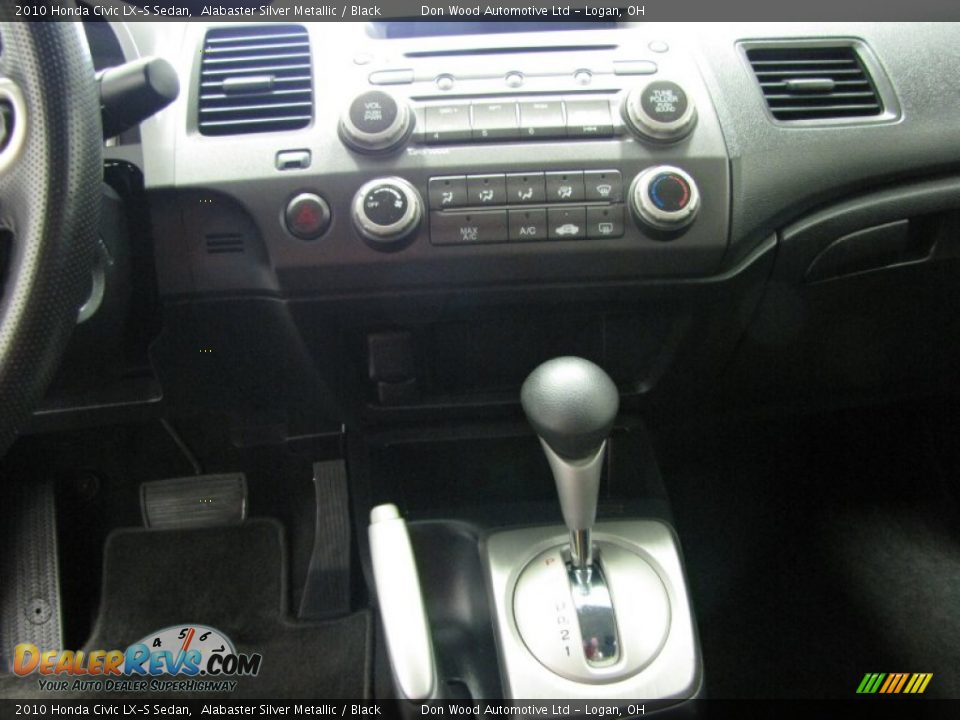 2010 Honda Civic LX-S Sedan Alabaster Silver Metallic / Black Photo #20