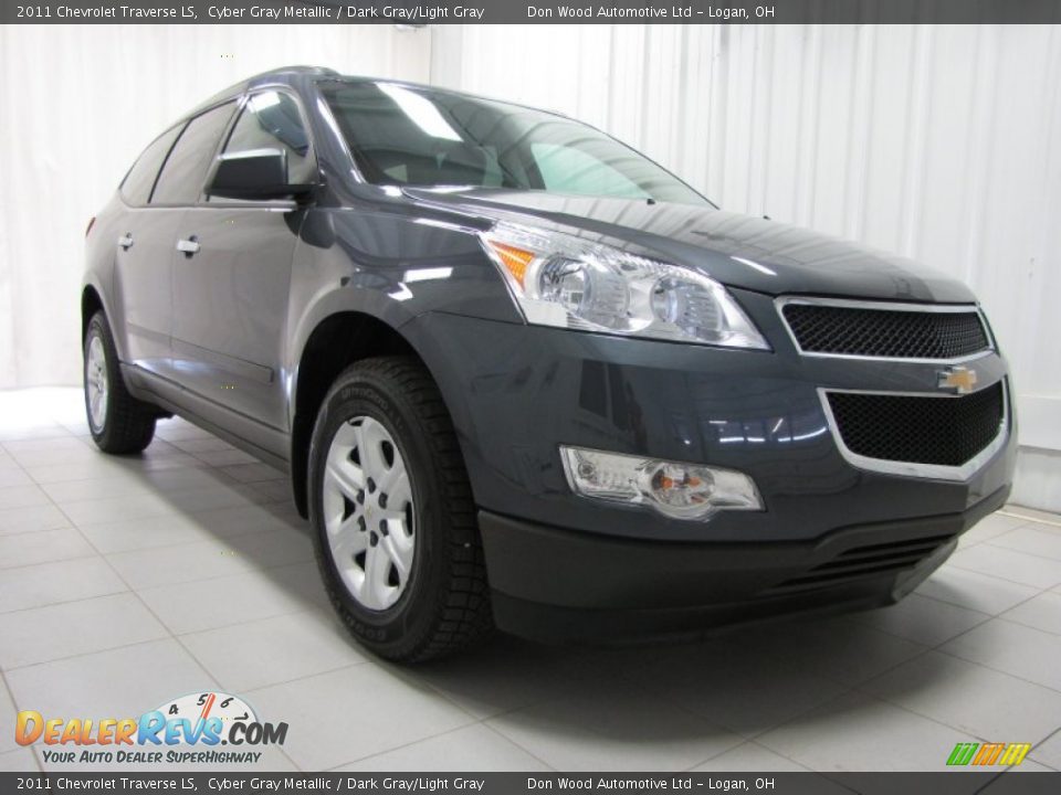 2011 Chevrolet Traverse LS Cyber Gray Metallic / Dark Gray/Light Gray Photo #1