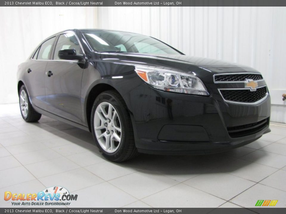 2013 Chevrolet Malibu ECO Black / Cocoa/Light Neutral Photo #1