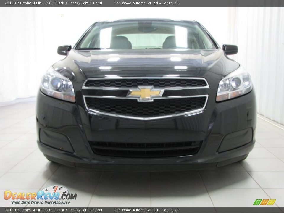 2013 Chevrolet Malibu ECO Black / Cocoa/Light Neutral Photo #2