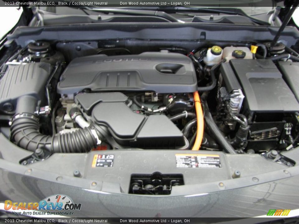 2013 Chevrolet Malibu ECO Black / Cocoa/Light Neutral Photo #4