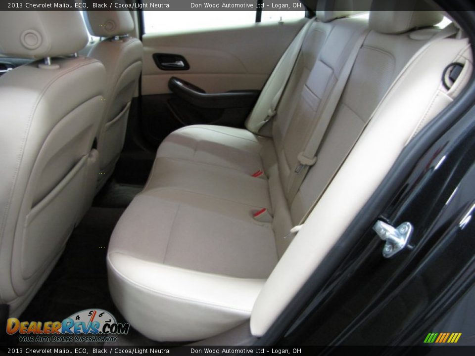 2013 Chevrolet Malibu ECO Black / Cocoa/Light Neutral Photo #6