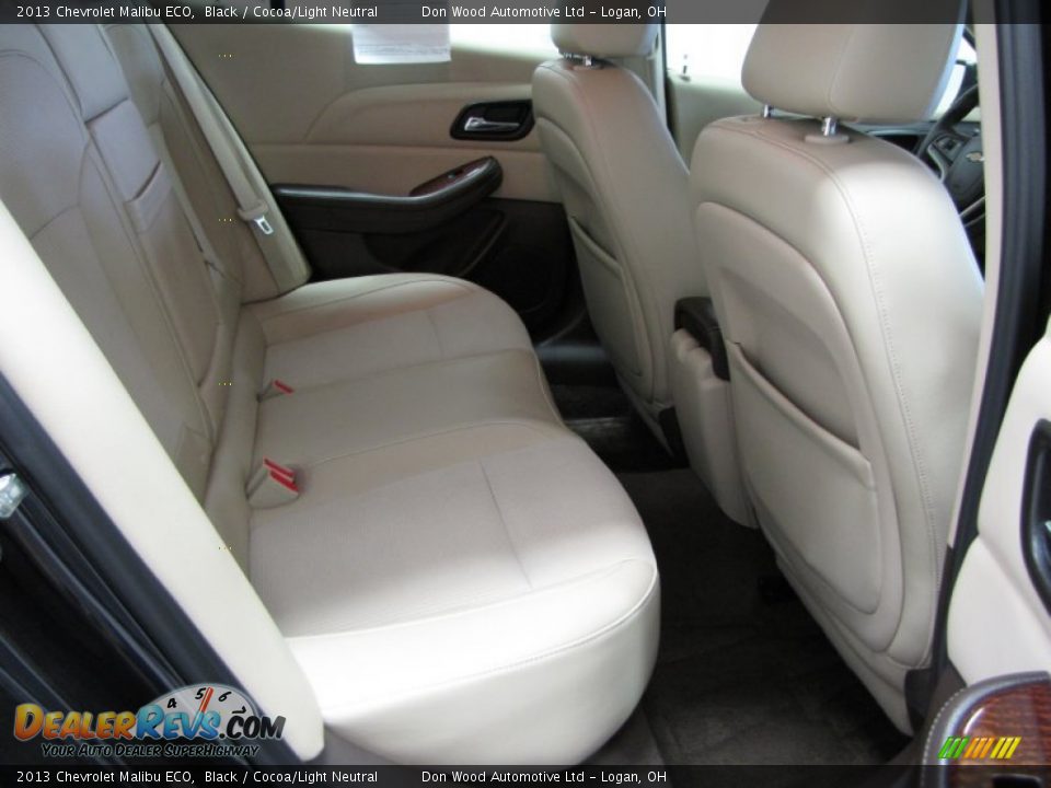 2013 Chevrolet Malibu ECO Black / Cocoa/Light Neutral Photo #7