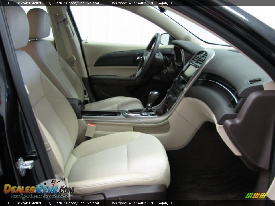 2013 Chevrolet Malibu ECO Black / Cocoa/Light Neutral Photo #8