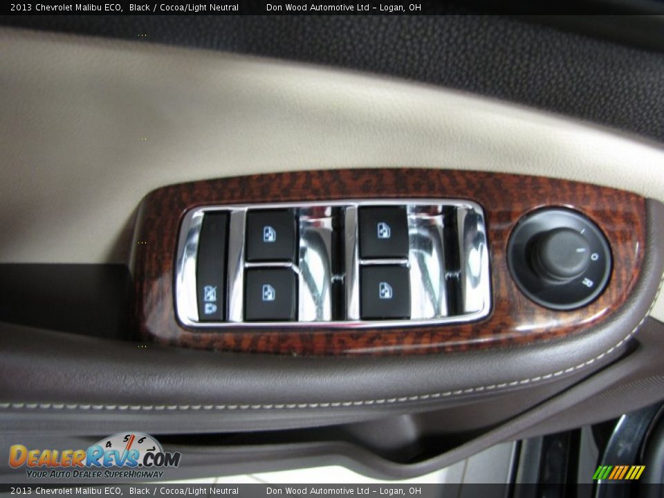 2013 Chevrolet Malibu ECO Black / Cocoa/Light Neutral Photo #10