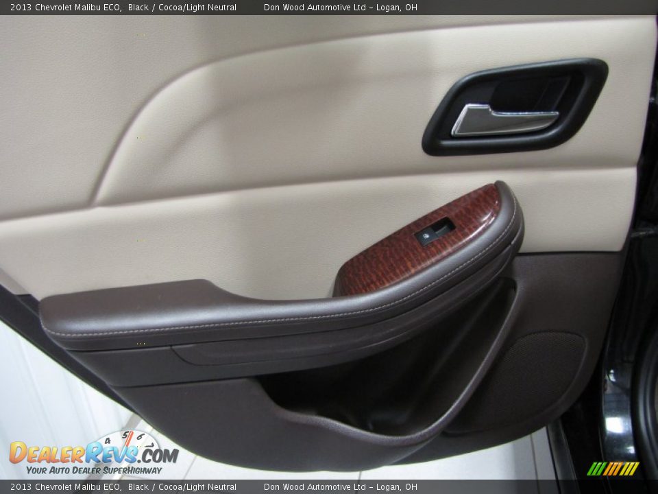2013 Chevrolet Malibu ECO Black / Cocoa/Light Neutral Photo #11