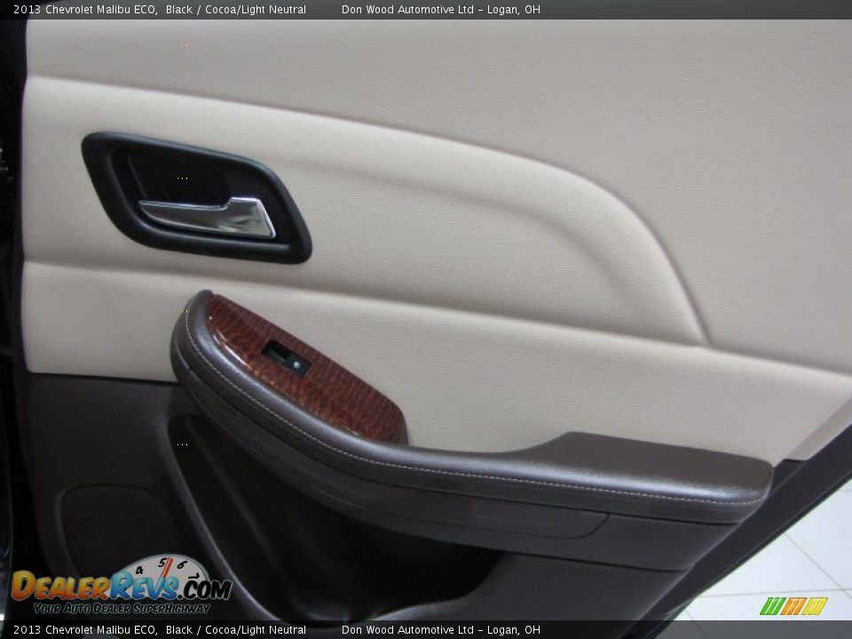 2013 Chevrolet Malibu ECO Black / Cocoa/Light Neutral Photo #12