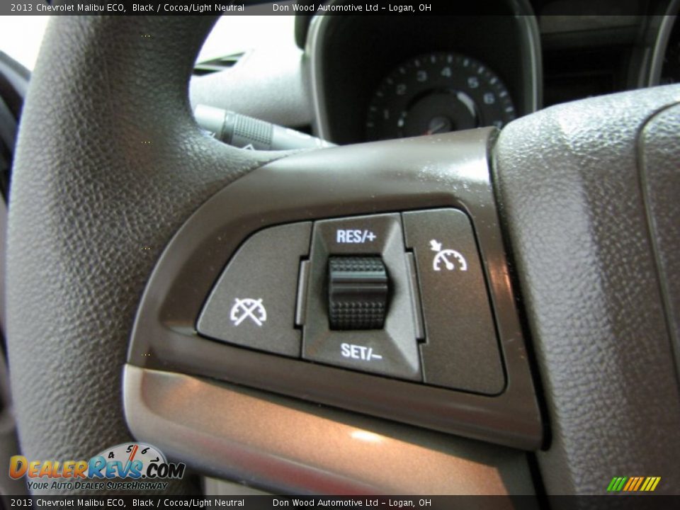 2013 Chevrolet Malibu ECO Black / Cocoa/Light Neutral Photo #15