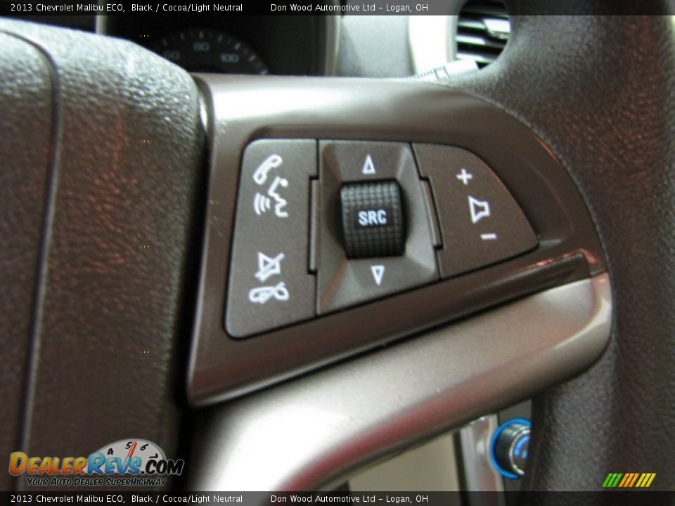 2013 Chevrolet Malibu ECO Black / Cocoa/Light Neutral Photo #16