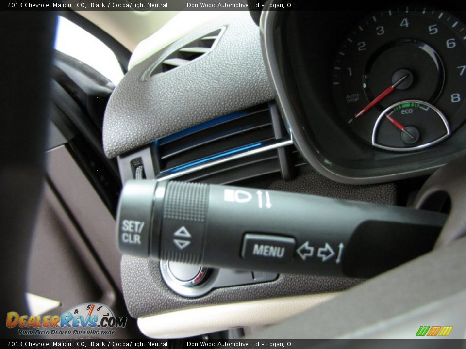 2013 Chevrolet Malibu ECO Black / Cocoa/Light Neutral Photo #17