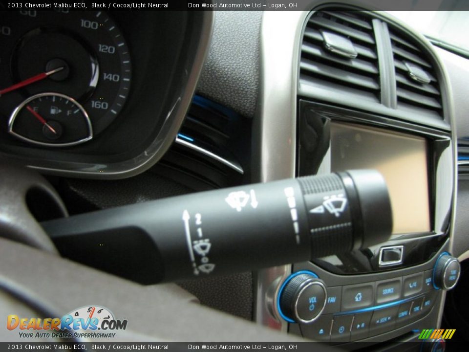 2013 Chevrolet Malibu ECO Black / Cocoa/Light Neutral Photo #18