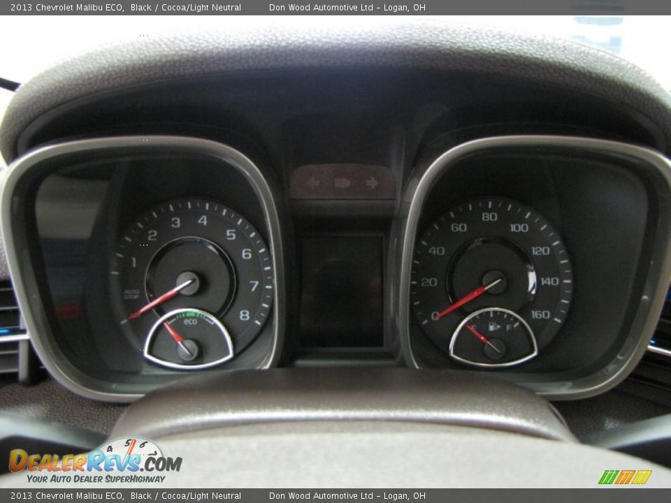 2013 Chevrolet Malibu ECO Black / Cocoa/Light Neutral Photo #19