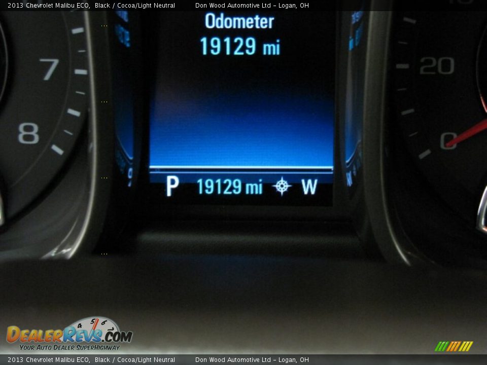 2013 Chevrolet Malibu ECO Black / Cocoa/Light Neutral Photo #20