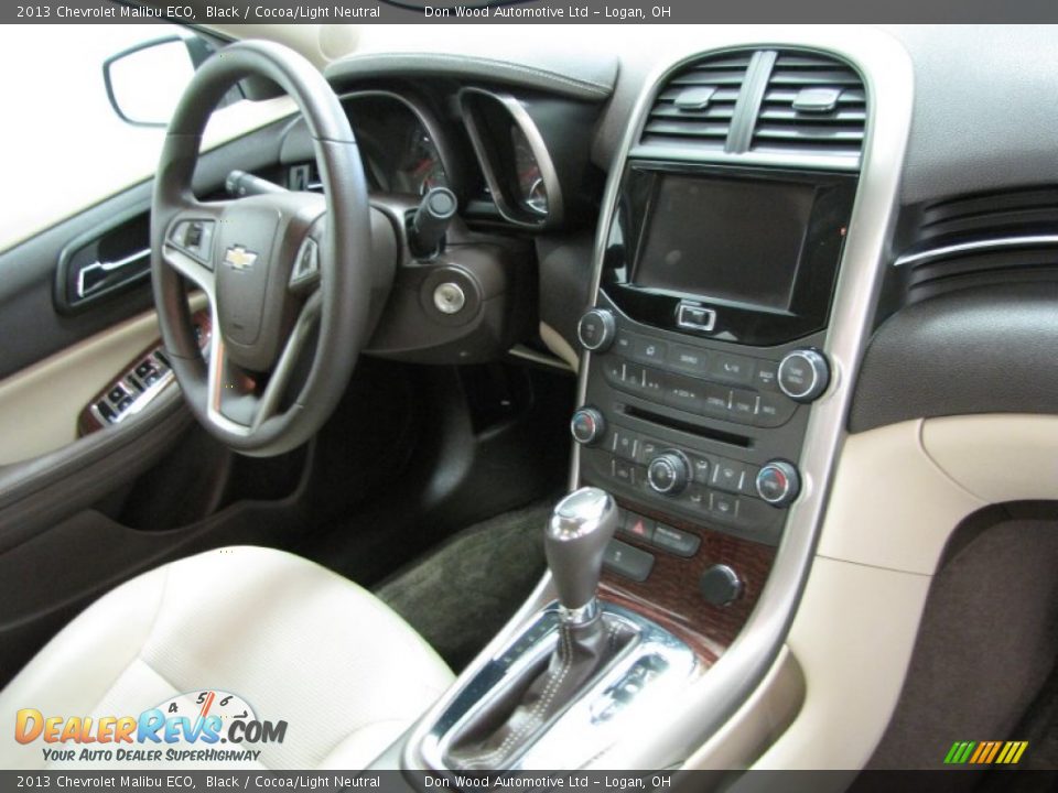 2013 Chevrolet Malibu ECO Black / Cocoa/Light Neutral Photo #21