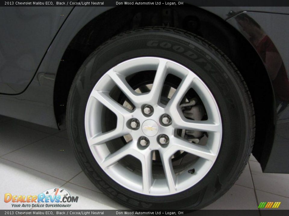 2013 Chevrolet Malibu ECO Black / Cocoa/Light Neutral Photo #24