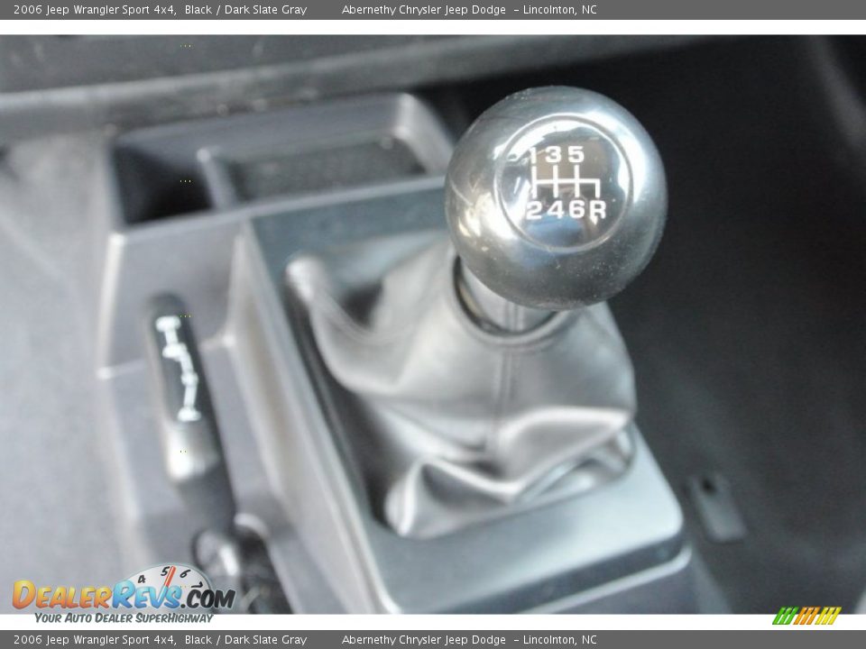 2006 Jeep Wrangler Sport 4x4 Black / Dark Slate Gray Photo #9
