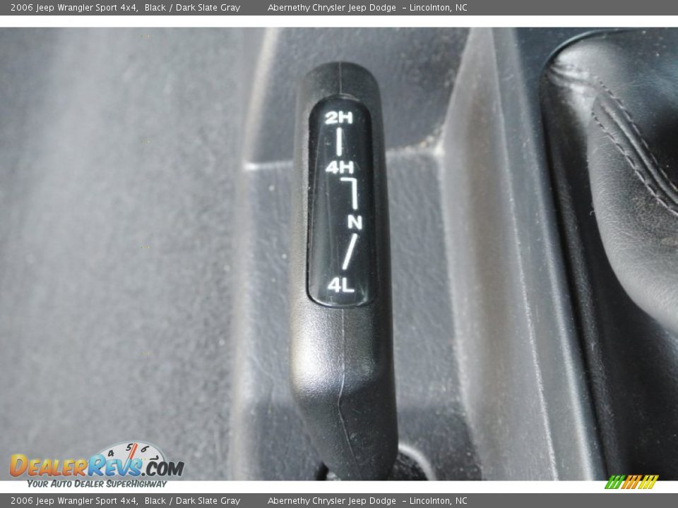 2006 Jeep Wrangler Sport 4x4 Black / Dark Slate Gray Photo #10