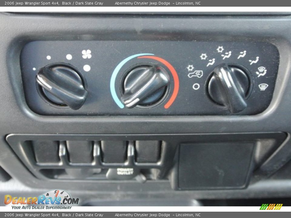 2006 Jeep Wrangler Sport 4x4 Black / Dark Slate Gray Photo #11