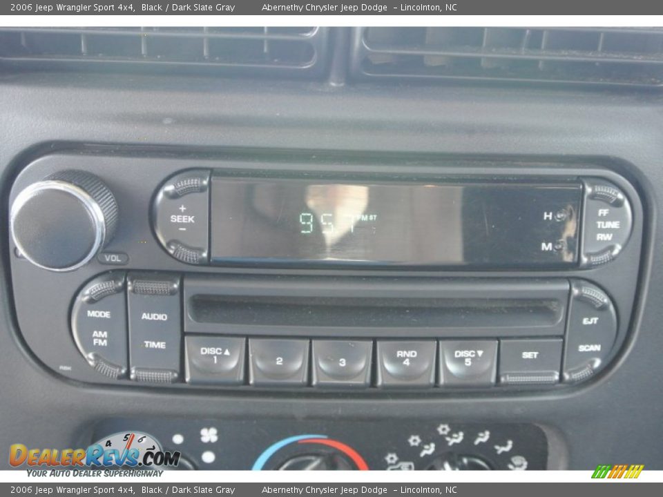 2006 Jeep Wrangler Sport 4x4 Black / Dark Slate Gray Photo #12
