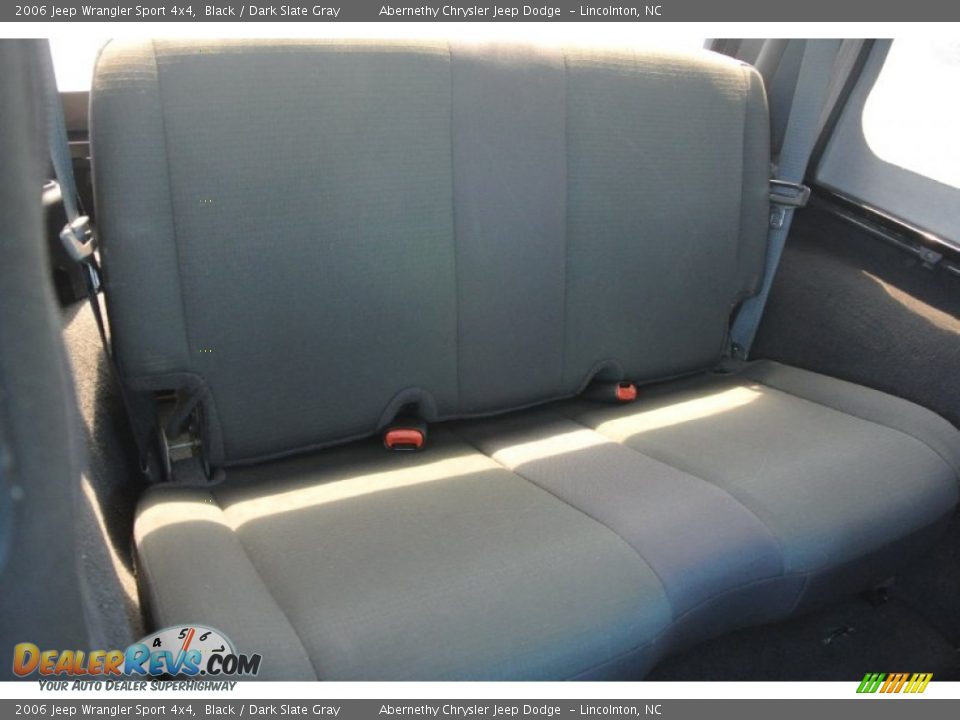 2006 Jeep Wrangler Sport 4x4 Black / Dark Slate Gray Photo #16