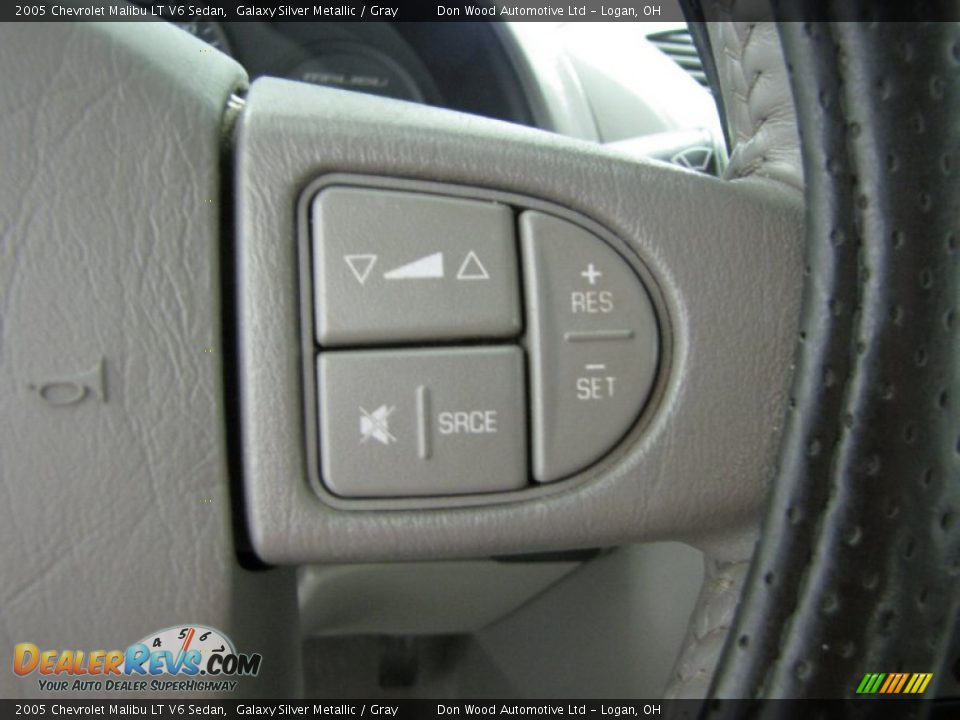 2005 Chevrolet Malibu LT V6 Sedan Galaxy Silver Metallic / Gray Photo #15