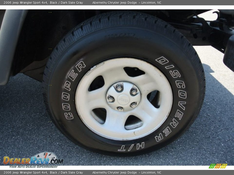 2006 Jeep Wrangler Sport 4x4 Black / Dark Slate Gray Photo #19