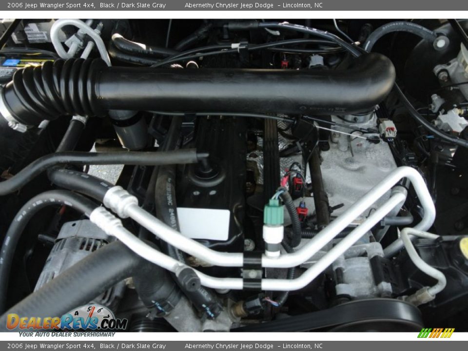 2006 Jeep Wrangler Sport 4x4 Black / Dark Slate Gray Photo #20