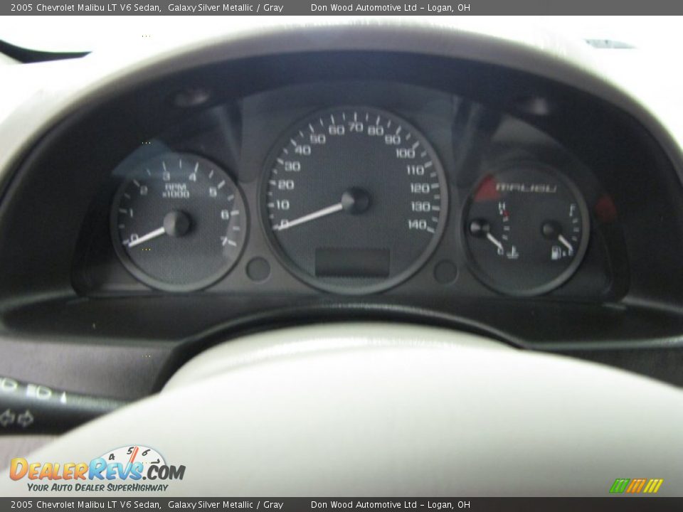 2005 Chevrolet Malibu LT V6 Sedan Galaxy Silver Metallic / Gray Photo #18