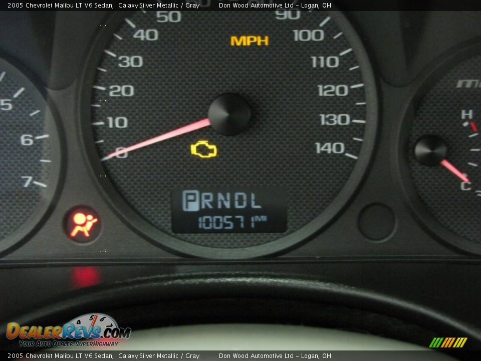 2005 Chevrolet Malibu LT V6 Sedan Galaxy Silver Metallic / Gray Photo #19