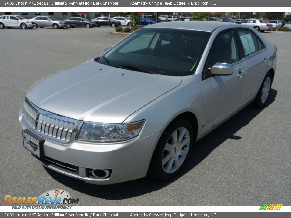 2009 Lincoln MKZ Sedan Brilliant Silver Metallic / Dark Charcoal Photo #1