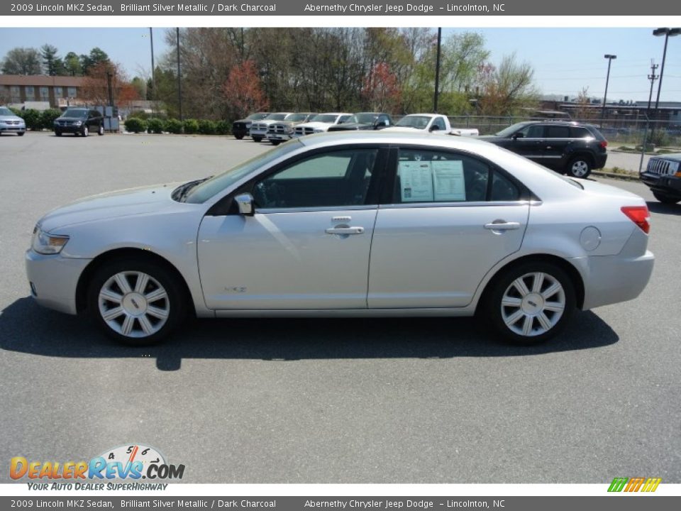 Brilliant Silver Metallic 2009 Lincoln MKZ Sedan Photo #3