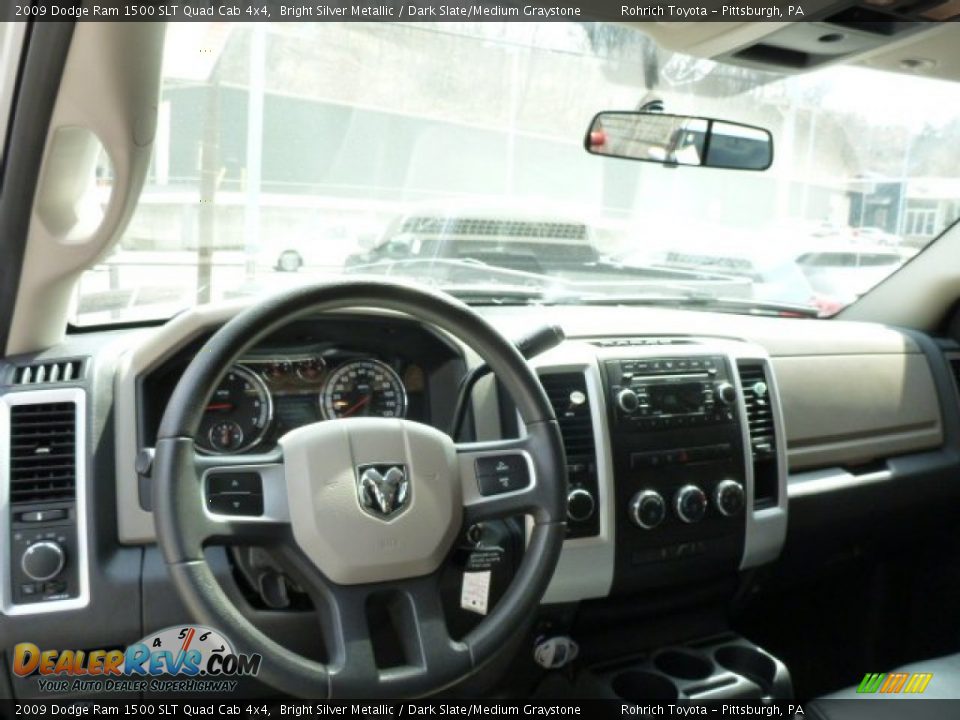 Dashboard of 2009 Dodge Ram 1500 SLT Quad Cab 4x4 Photo #6