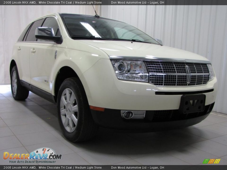 2008 Lincoln MKX AWD White Chocolate Tri Coat / Medium Light Stone Photo #1