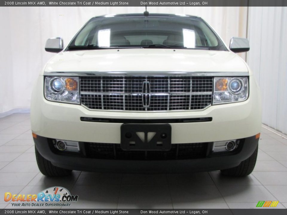 2008 Lincoln MKX AWD White Chocolate Tri Coat / Medium Light Stone Photo #2