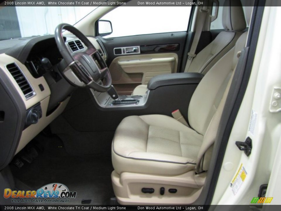 2008 Lincoln MKX AWD White Chocolate Tri Coat / Medium Light Stone Photo #5