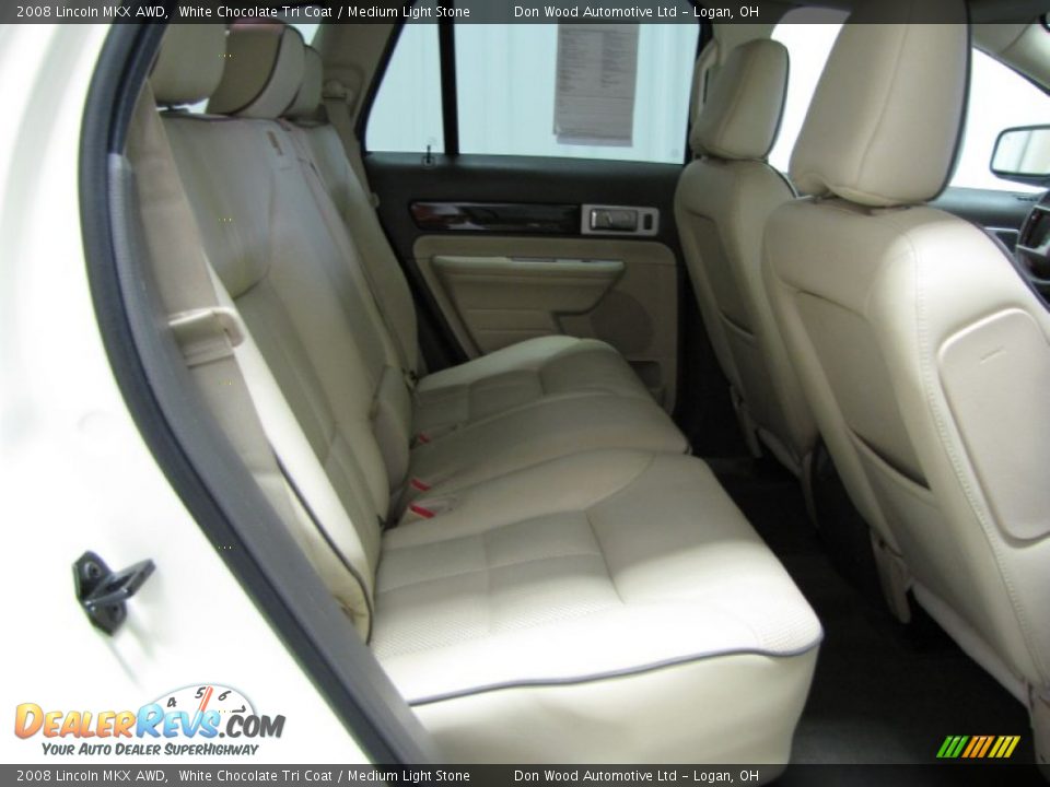 2008 Lincoln MKX AWD White Chocolate Tri Coat / Medium Light Stone Photo #8