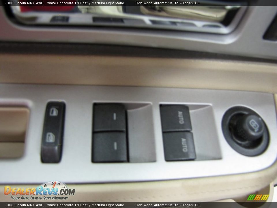 2008 Lincoln MKX AWD White Chocolate Tri Coat / Medium Light Stone Photo #11