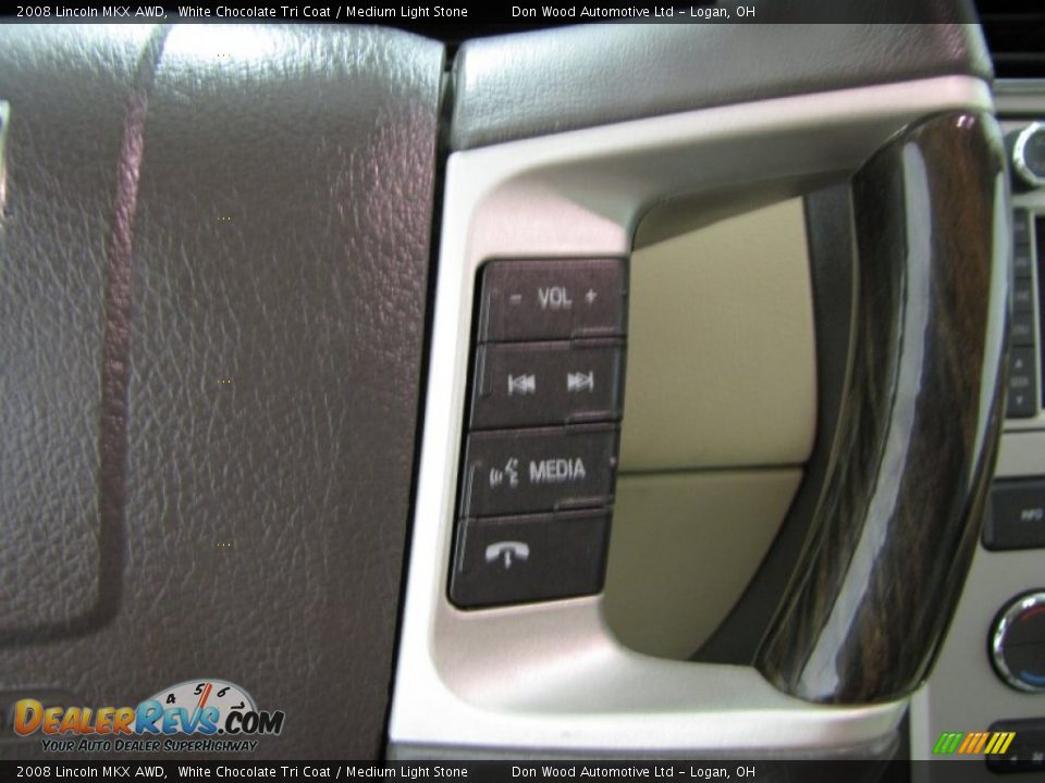 2008 Lincoln MKX AWD White Chocolate Tri Coat / Medium Light Stone Photo #16