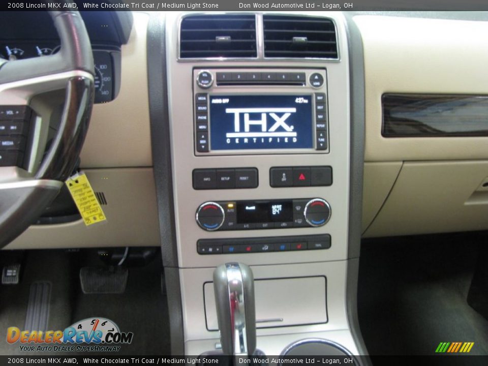 2008 Lincoln MKX AWD White Chocolate Tri Coat / Medium Light Stone Photo #21