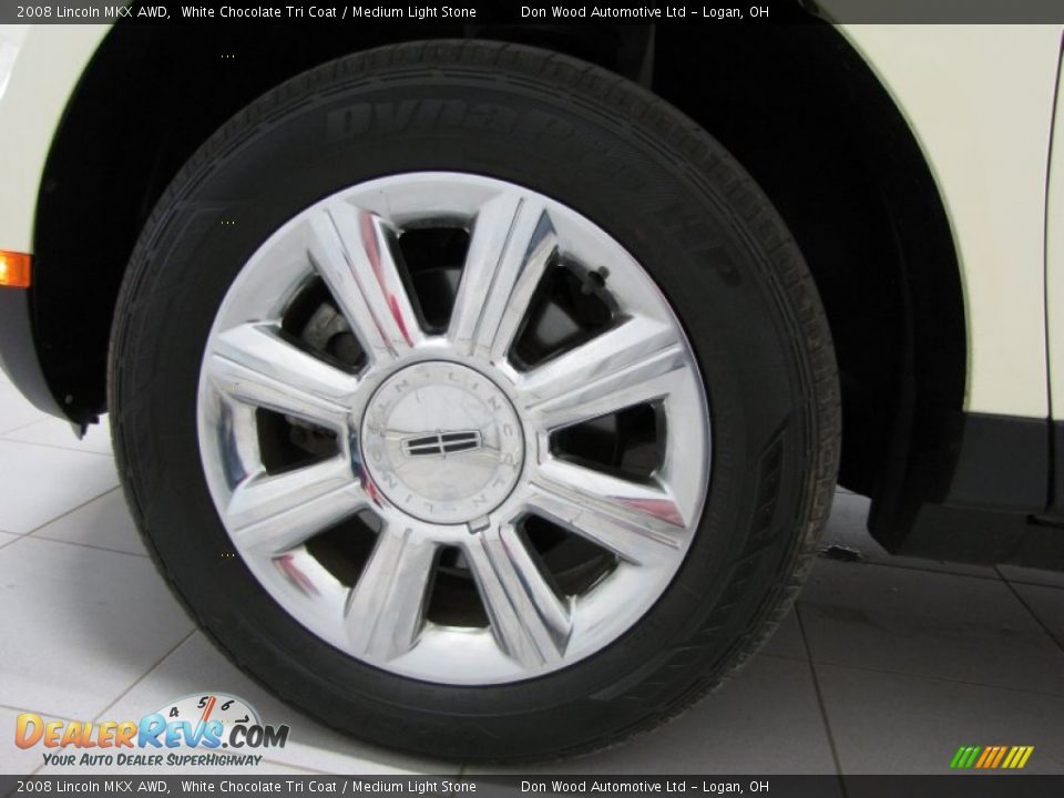 2008 Lincoln MKX AWD White Chocolate Tri Coat / Medium Light Stone Photo #24