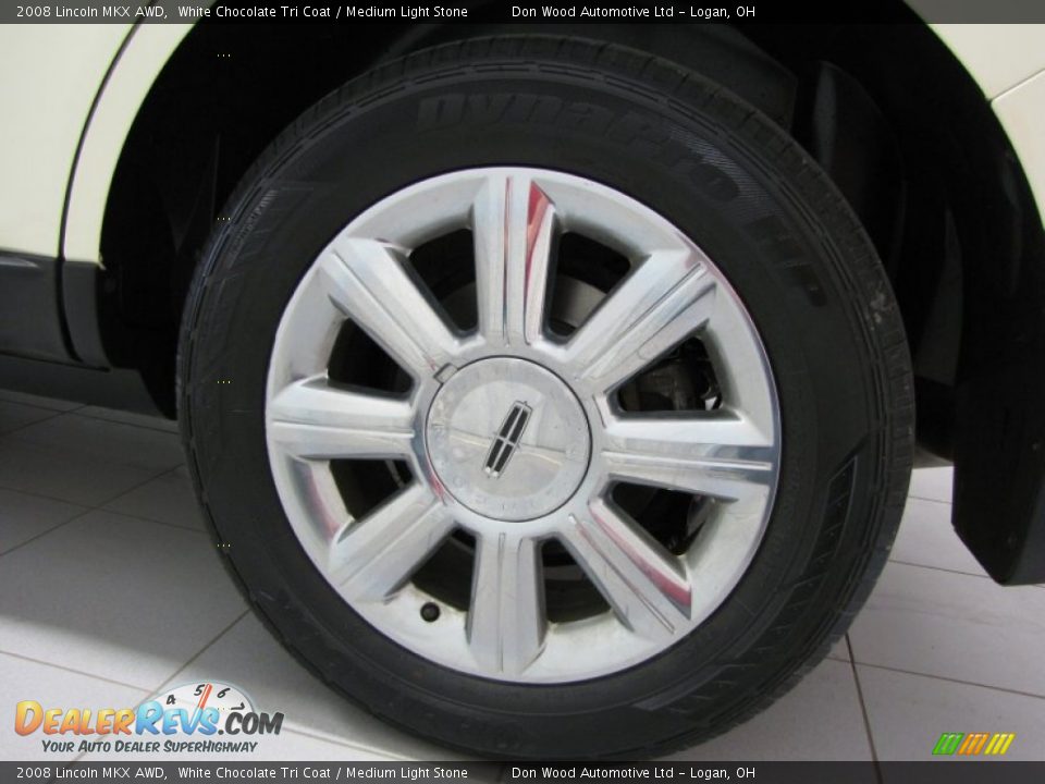 2008 Lincoln MKX AWD White Chocolate Tri Coat / Medium Light Stone Photo #25
